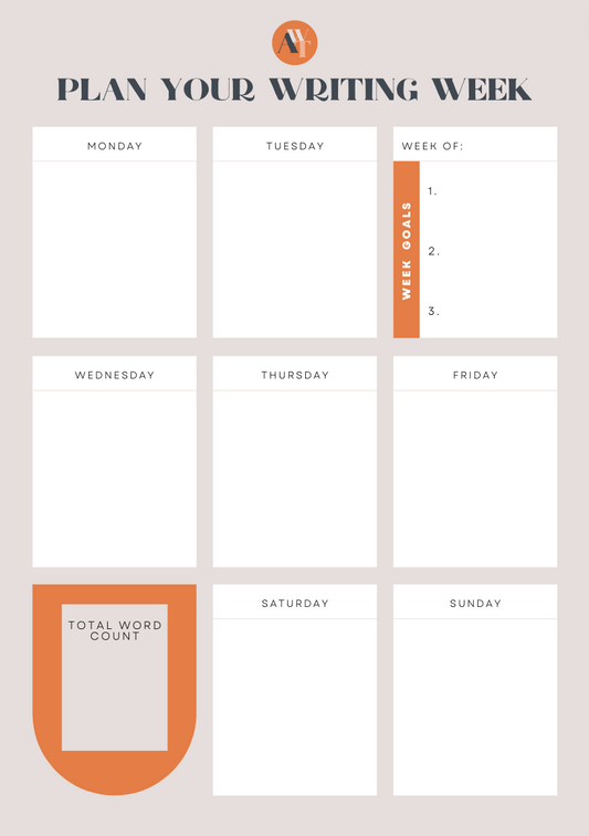 FREE Weekly Writing ePlanner