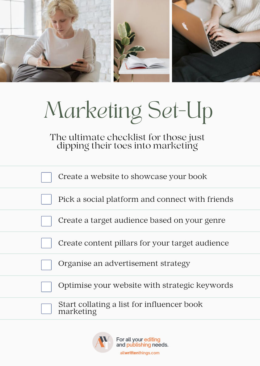 FREE Beginner's Marketing Checklist | All Written Things