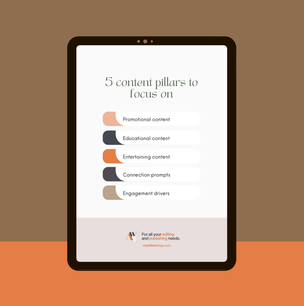FREE Guide to Developing Content Pillars | All Written Things