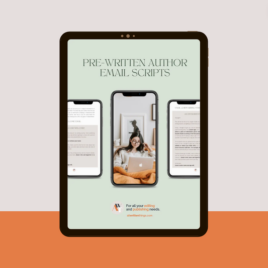 Pre-written Author Email Scripts | All Written Things