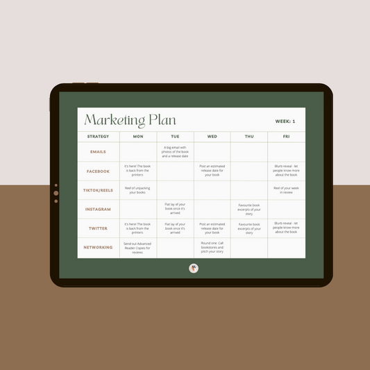 4-Week Author Marketing Plan | All Written Things