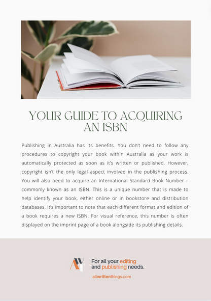 GUIDE: How to Acquire an ISBN | All Written Things