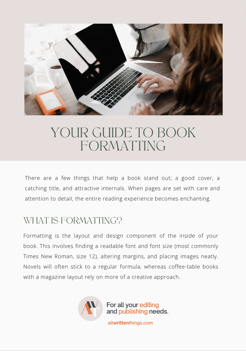GUIDE: How to Format your Next Best-Seller | All Written Things