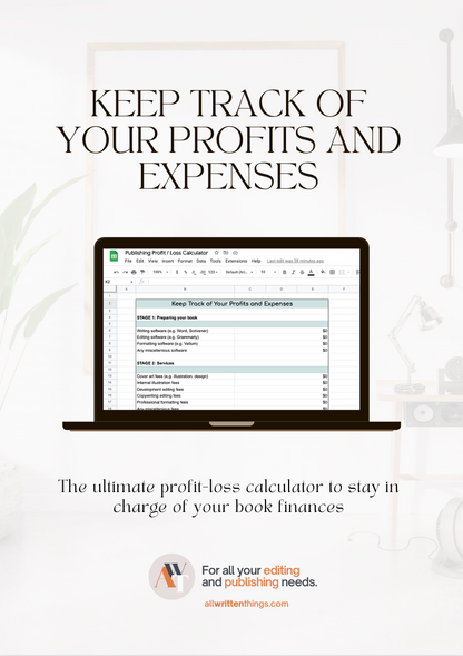 Keep Track of your Profits and Expenses | All Written Things