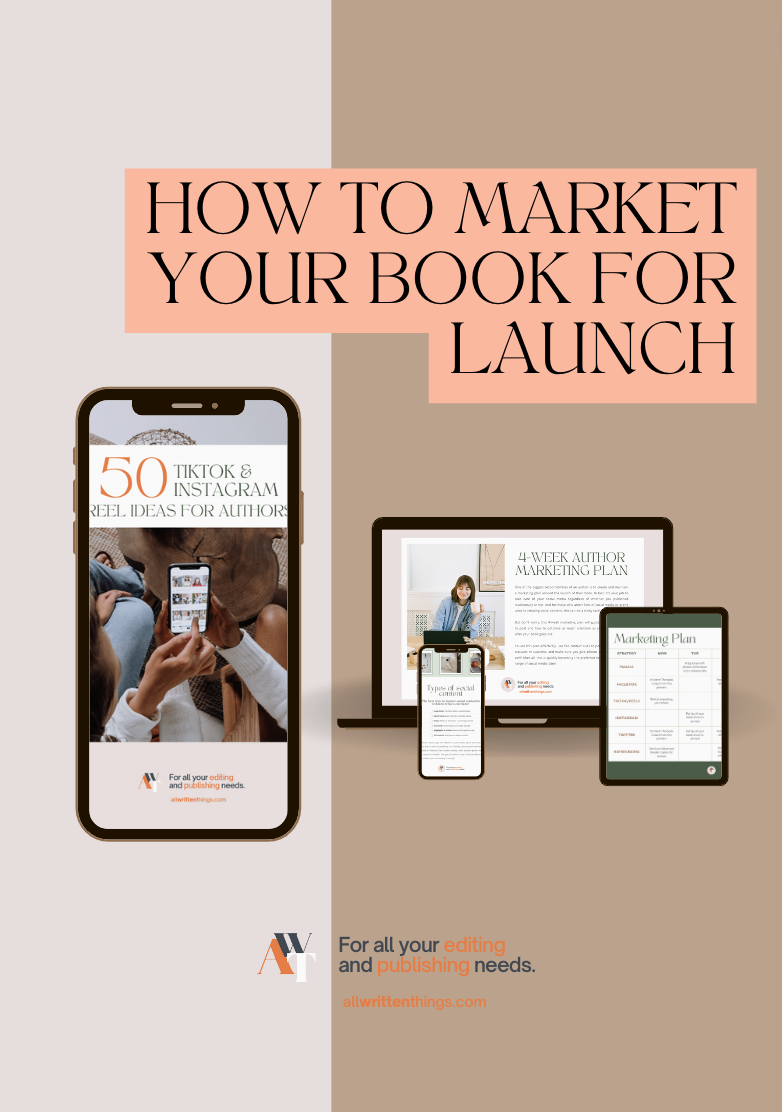 How to Market your Book for Launch | All Written Things